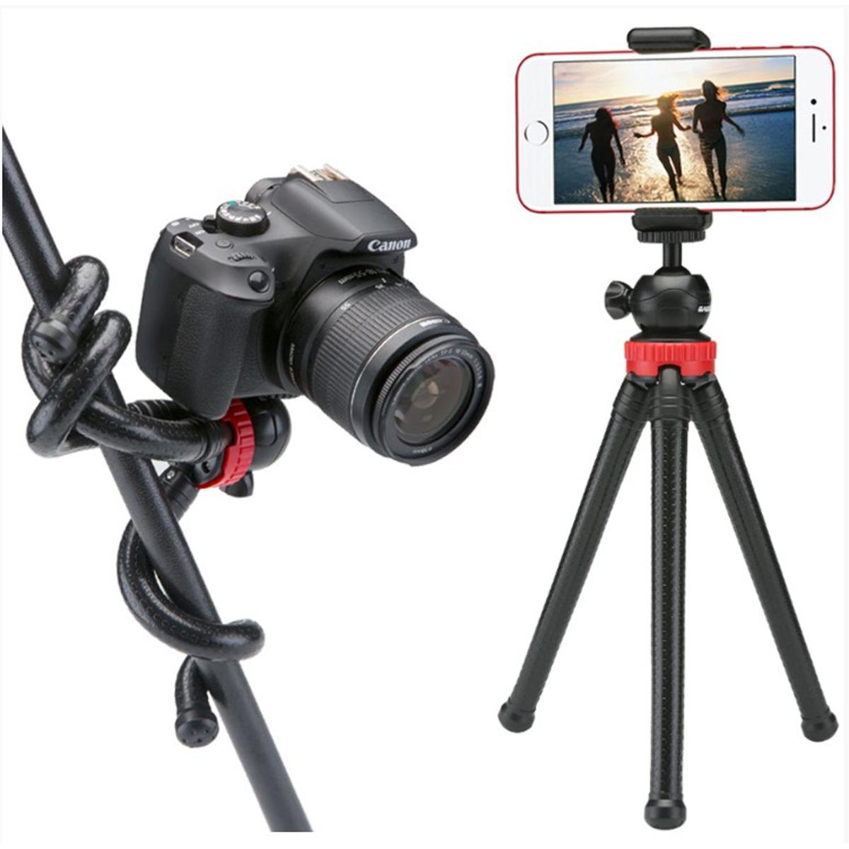 Octopus Tripod With Ball Head- Best For DSLR Or Smartphone Vlogging & Table Stand without mobile tripod
